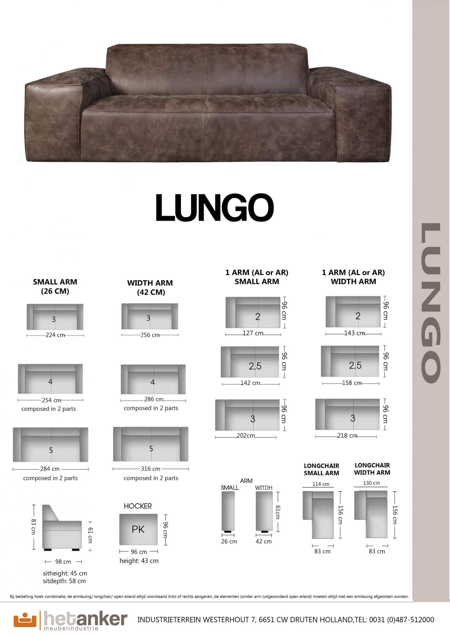 sofa aantal Analytisch Bank Lungo | TendenZ wonen | Het Anker