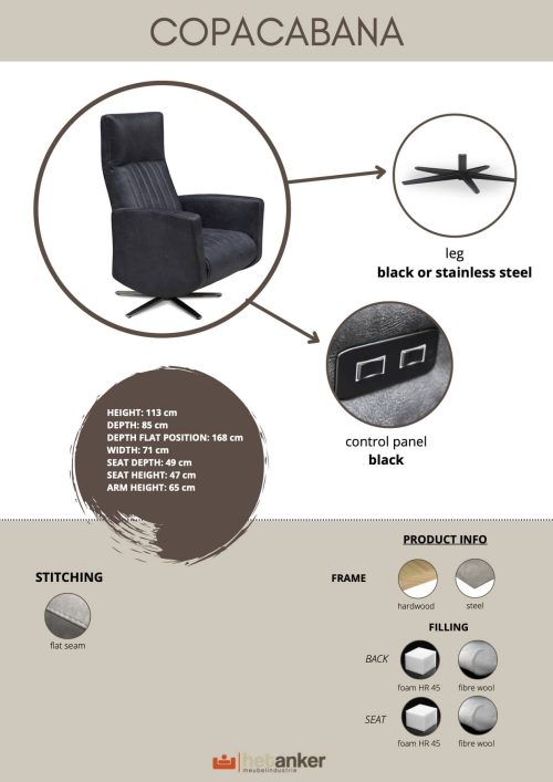Relaxfauteuil Copacabana - Afbeelding 3