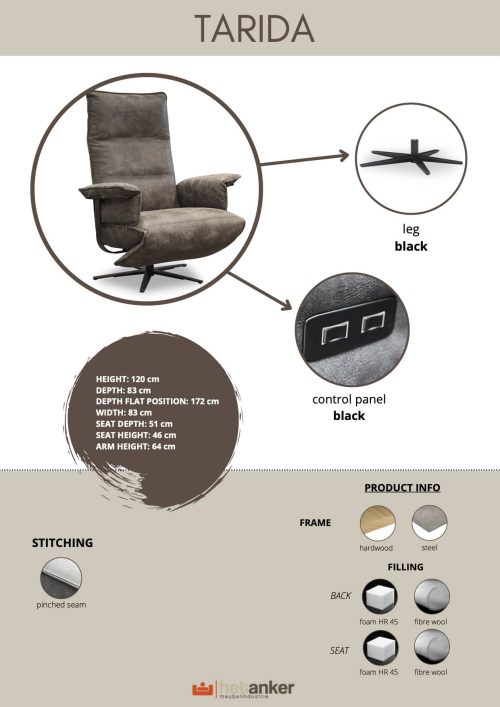 Relaxfauteuil Tarida - Afbeelding 3