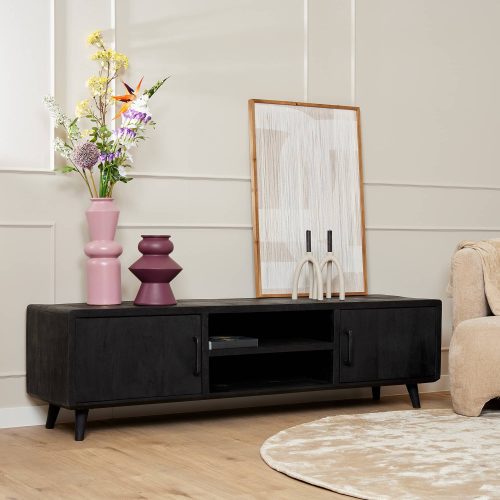 Watch Tv Meubel Mango Black - Afbeelding 2