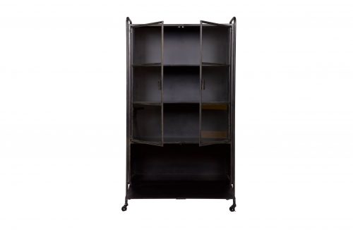 Steel Storage Vitrinekast Metaal Zwart - Afbeelding 5