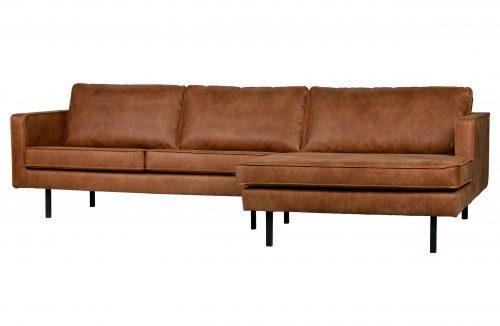 Bankstel Rodeo Chaise Longue Rechts, Cognac - Afbeelding 2