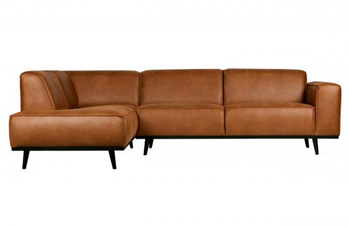 Statement Hoekbank Links Eco Leer Cognac