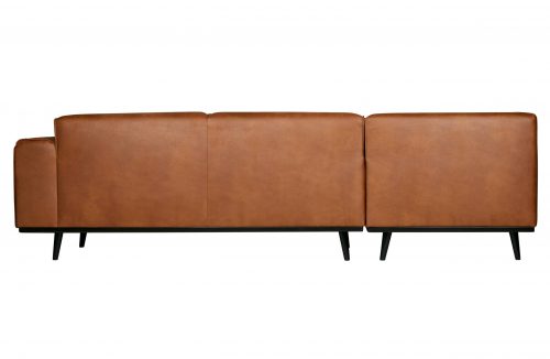 Statement Hoekbank Links Eco Leer Cognac - Afbeelding 4