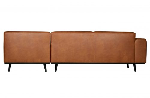 Statement Hoekbank Rechts Eco Leer Cognac - Afbeelding 3