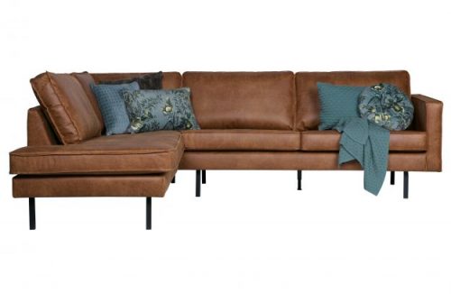 Rodeo hoekbank links, Cognac - Afbeelding 2