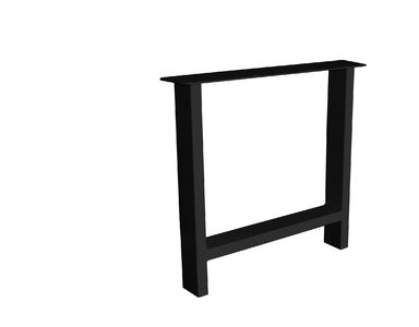 Onderstel metal H 100x40mm
