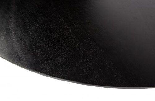 Blanco eettafel ø120cm mango diep zwart - Afbeelding 3
