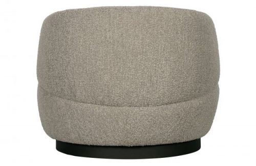 Woolly draaifauteuil bouclé naturel gemeleerd - Afbeelding 7
