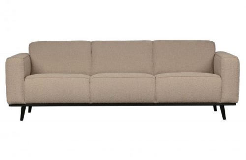 Bankstel Statement 3-zits 230cm bouclé beige