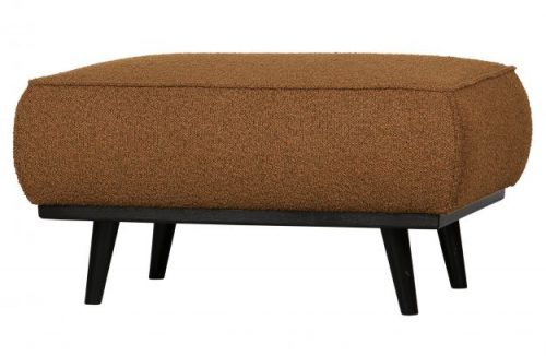 Statement hocker bouclé butter 80x55cm - Afbeelding 4