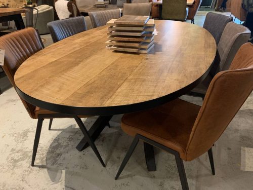 Eettafel Scar ovaal, lamulux