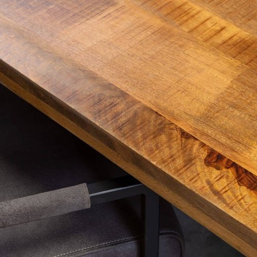 Eettafel Mango hout lichtbruin - Afbeelding 2