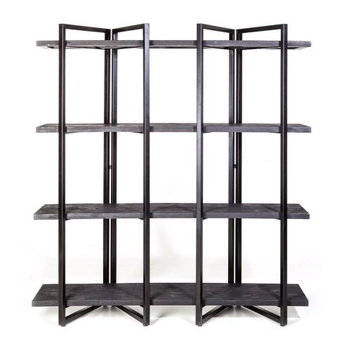 Wandkast Eddy hoog - zwart