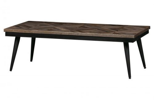 Rhombic salontafel 120x60cm hout/metaal - Afbeelding 3