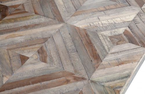 Rhombic salontafel 120x60cm hout/metaal - Afbeelding 4