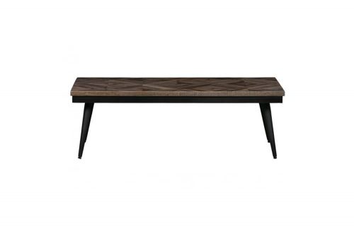 Rhombic salontafel 120x60cm hout/metaal