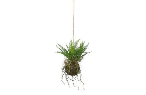Varen hangende kunstplant groen 58cm - Afbeelding 3