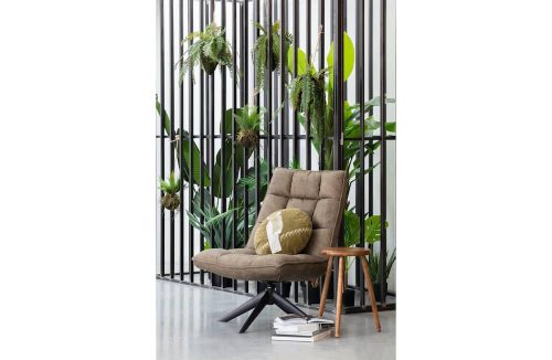 Varen hangende kunstplant groen 58cm - Afbeelding 4