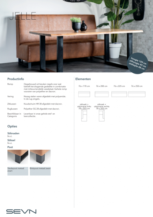 Bank Jelle - Afbeelding 2