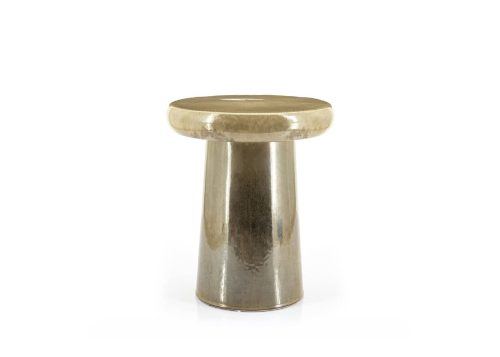 Bijzettafel Glaze crème/taupe - Afbeelding 2