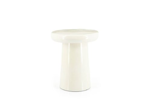 Bijzettafel Glaze crème/taupe