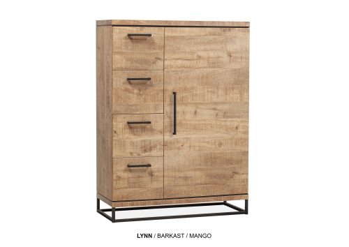 Lynn barkast, 1 deur/4 laden
