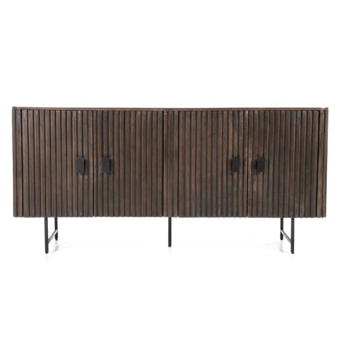Dressoir Remi 170cm- in zwart of bruin - Afbeelding 2