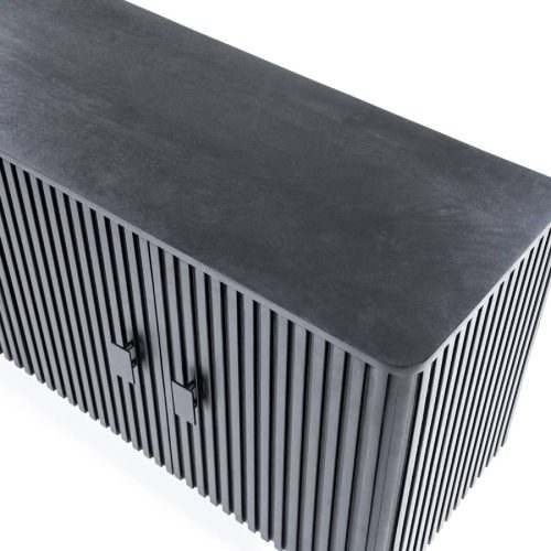Dressoir Remi 170cm- in zwart of bruin - Afbeelding 5
