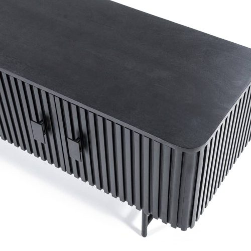 TV meubel Remi 170cm - in zwart of bruin - Afbeelding 7