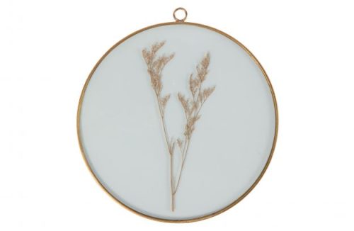 Kunstlijst met droogbloemen, 18cm