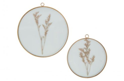 Kunstlijst met droogbloemen, 18cm - Afbeelding 2