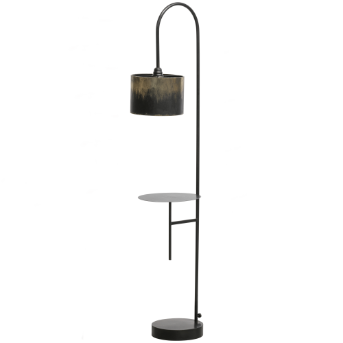 Blackout staande lamp metaal zwart