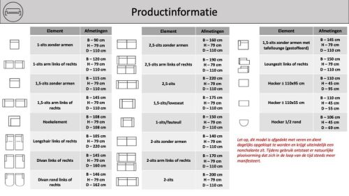Hoekbank Platani - Afbeelding 6