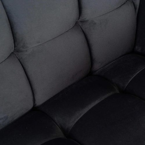 Fauteuil Hux Antraciet Velvet/ Brushed Gold - Afbeelding 3