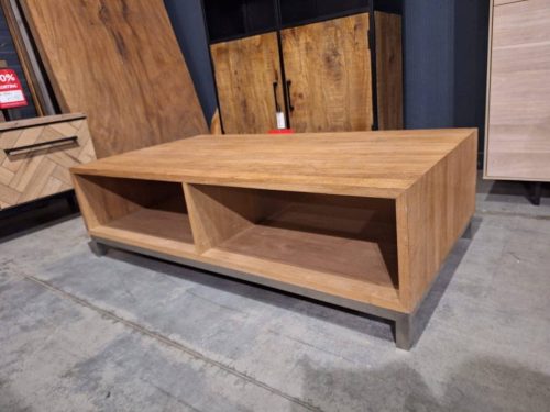 Eiken salontafel - Afbeelding 2