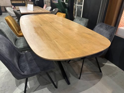 Deens Ovaal mango tafel (glad)