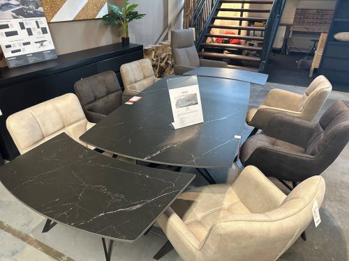 Deckstone tafel uitschuifbaar, 160->240cm