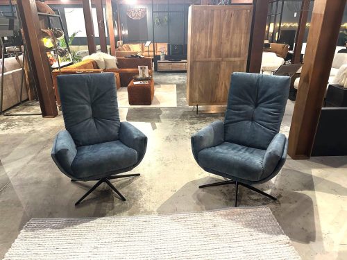 Fauteuil Varo - Velvet Petrol *Showmodel* - Afbeelding 2