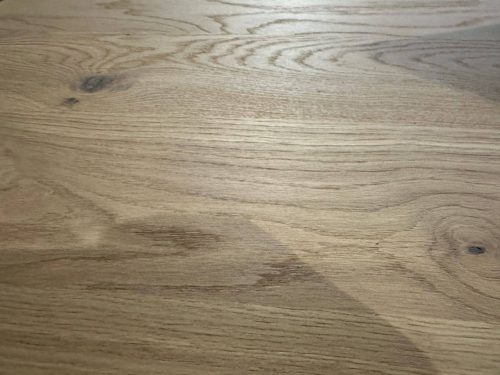 Eiken eettafel rond, elegante middenpoot *SHOWMODEL* - Afbeelding 3