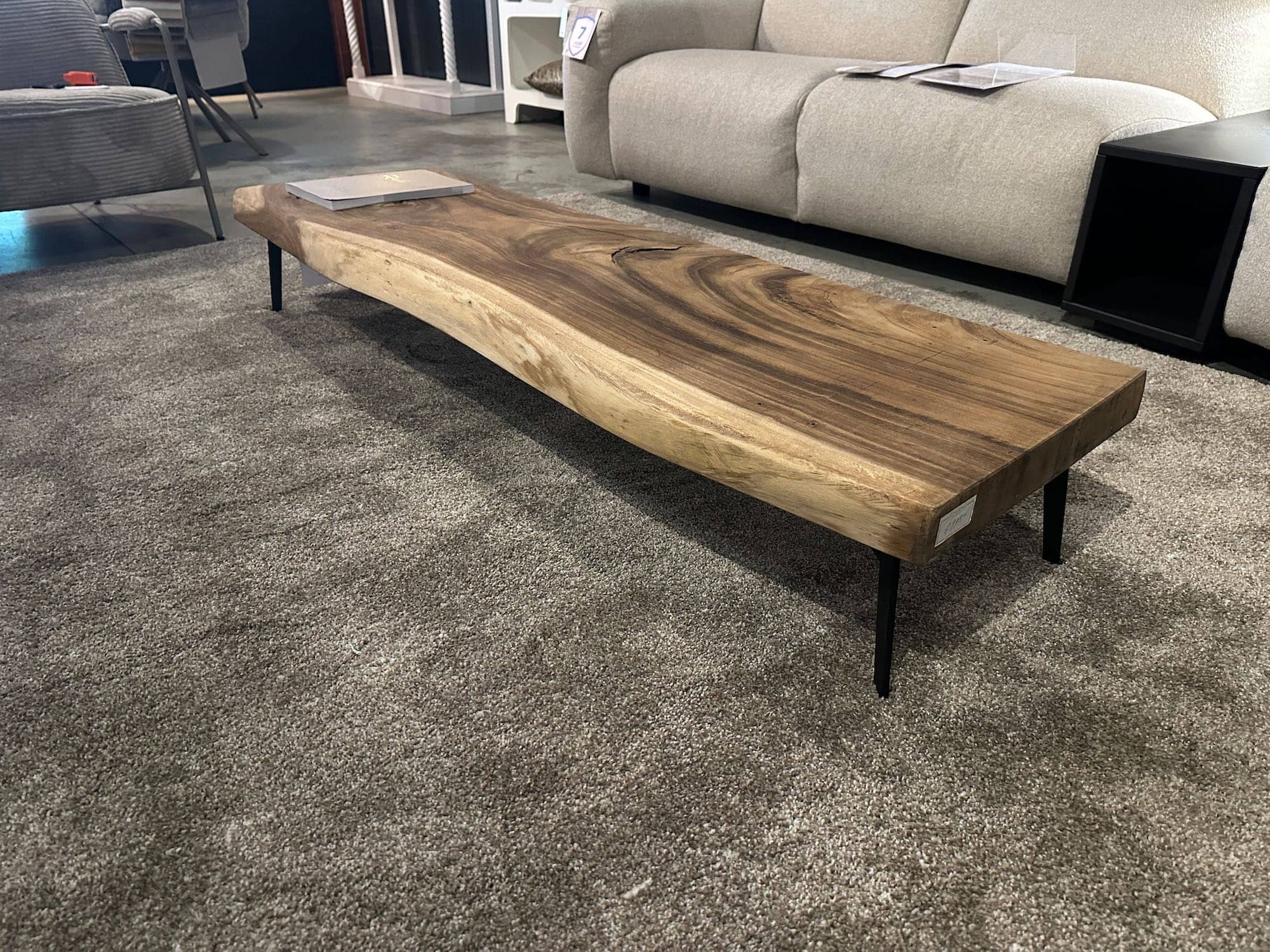 Salontafel Suarhout - 160x48cm *SHOWMODEL - Afbeelding 2