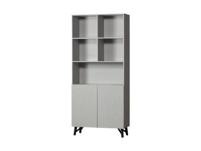 Carved opbergkast mangohout Mist