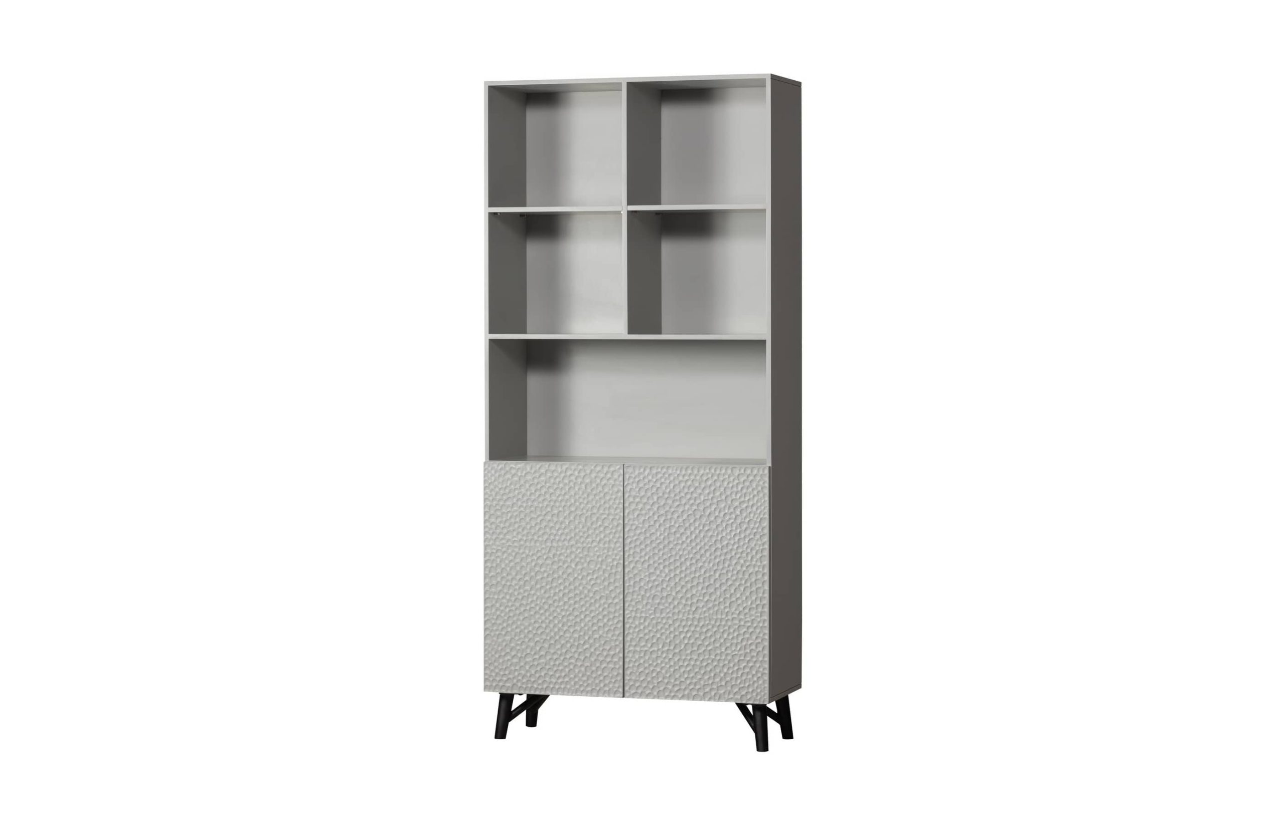 Carved opbergkast mangohout Mist